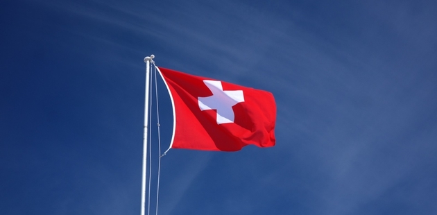 Big schweizer flagge