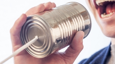 Middle marketing man person communication